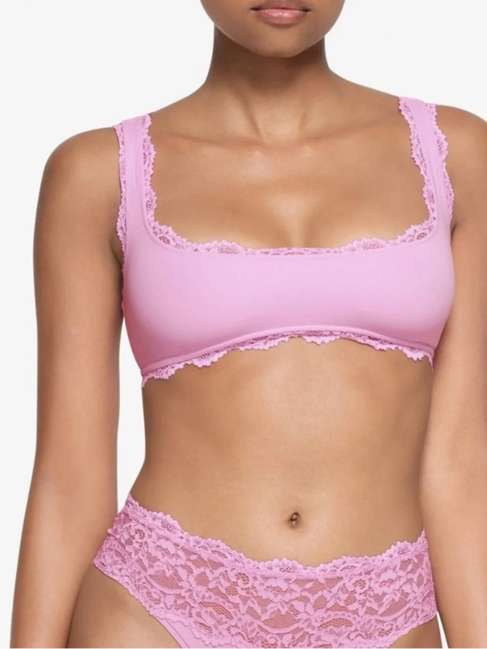 Skims fits everybody lace square neck bralette - Picture 1 of 4
